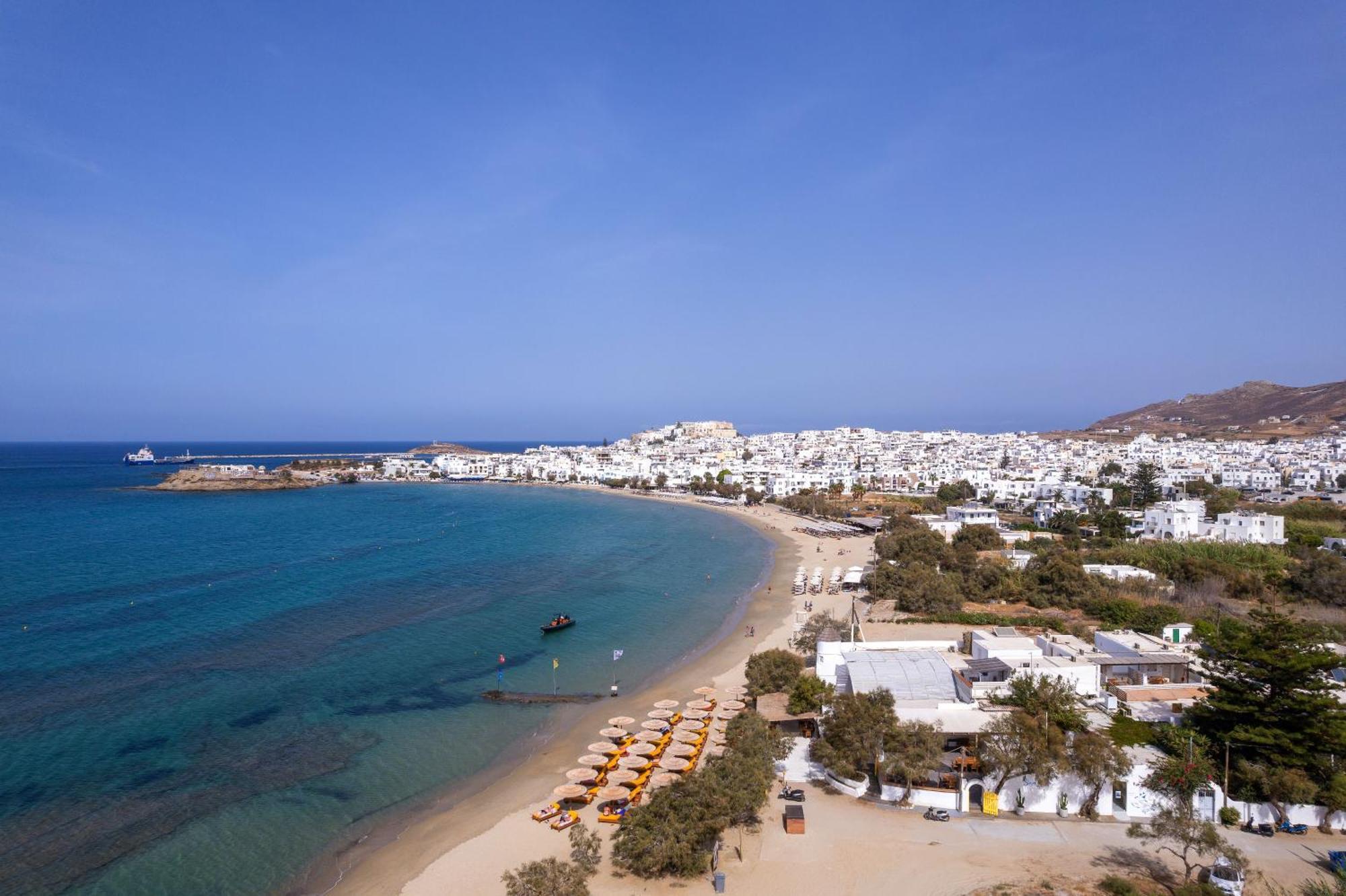Flisvos Beach Apartments Naxos City Exterior foto